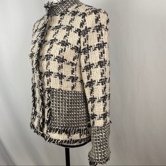 Harve Benard Vintage Black & White Blazer Jacket - Picture 3 of 16